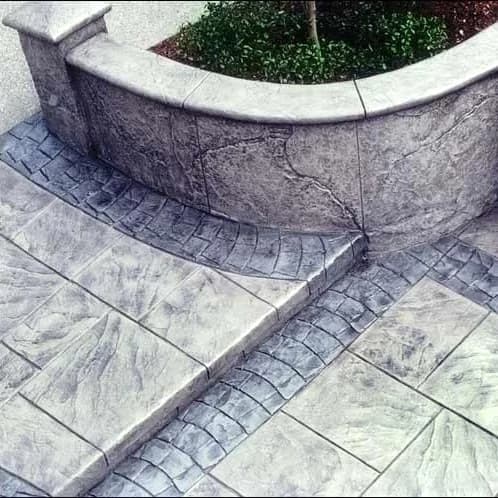 Stamped concrete pattern - Custom Stamp