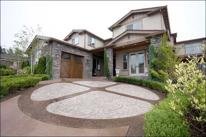 Decorative Circular Driveway Puyallup WA