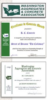 Awards-rc-custom-concrete-tacoma-wa