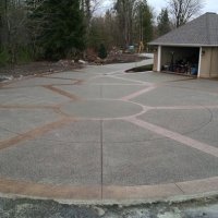 Stamped-Concrete-Driveway-Renton-WA